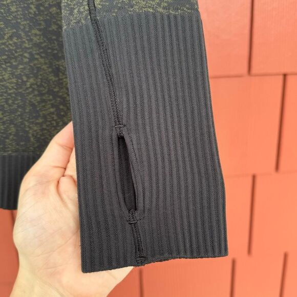 Lululemon Rest Less 1/2 Zip Black / Armory - Picture 6 of 6